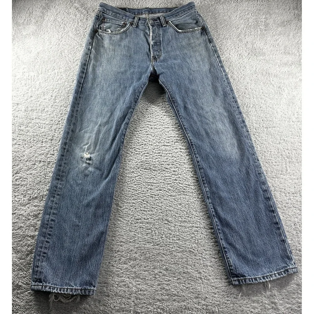 Vintage Levi's 550 Jeans Mens 36x30 (Actual 33x 29) Relaxed Fit Y2K Blue Loose